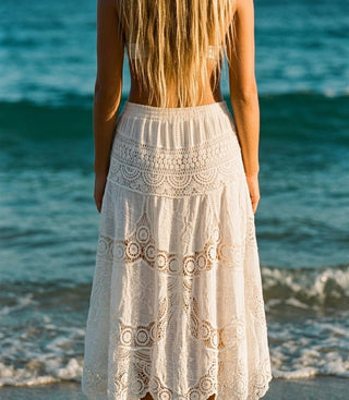 Sea Lace Maxi Skirt - The Salty BabeSkirts