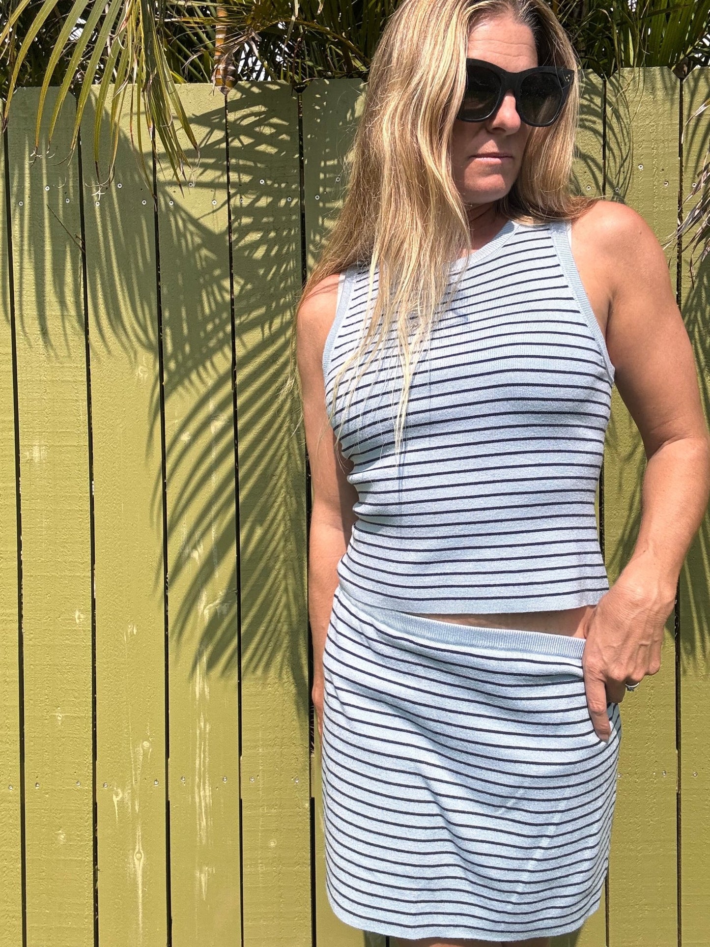 Seabreeze Stripe Mini Skirt - The Salty BabeSkirts