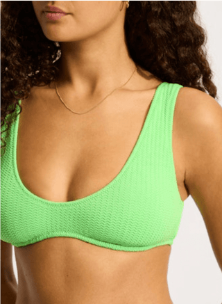 SEAFOLLY Sea Dive Multi Fit Longline Bikini Top - Summer Green - The Salty BabeSwim Tops