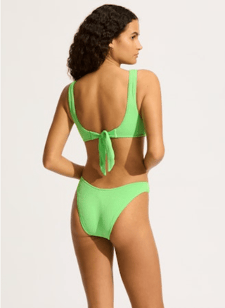 SEAFOLLY Sea Dive Multi Fit Longline Bikini Top - Summer Green - The Salty BabeSwim Tops