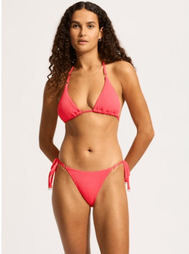 SEAFOLLY Sea Dive Tie Side Rio Bikini Bottom - Snapdragon - The Salty BabeSwim Bottoms