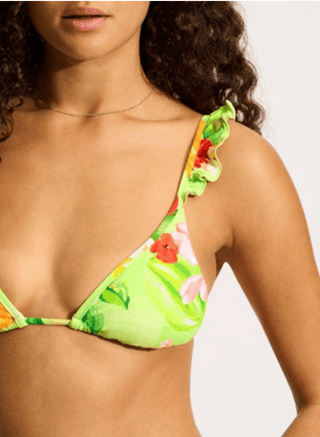 SEAFOLLY Tropique Slide Tri Bikini Top - Aloe Gel - The Salty BabeSwim Tops