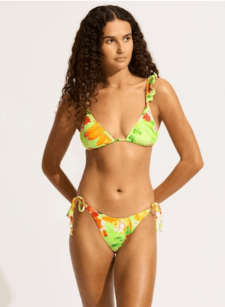 SEAFOLLY Tropique Slide Tri Bikini Top - Aloe Gel - The Salty BabeSwim Tops