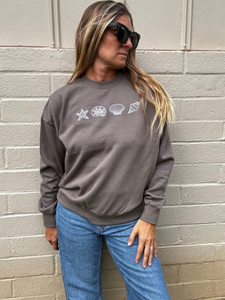 Seashell Crew Sweatshirt - The Salty BabeSweatshirt