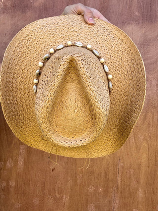 Seashell Saddle Cowboy Hat - The Salty BabeHats