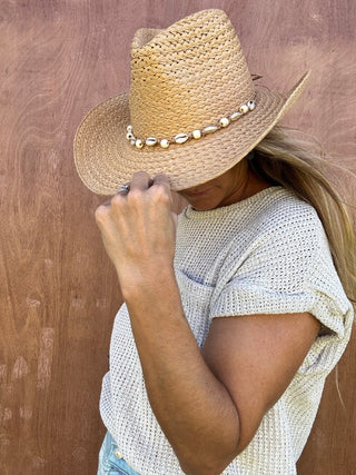 Seashell Saddle Cowboy Hat - The Salty BabeHats