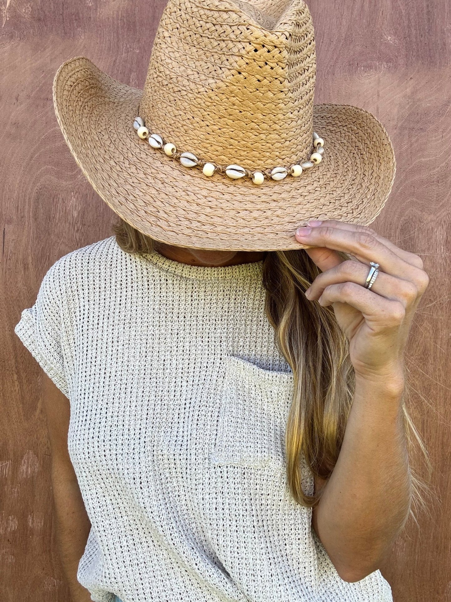 Seashell Saddle Cowboy Hat - The Salty BabeHats