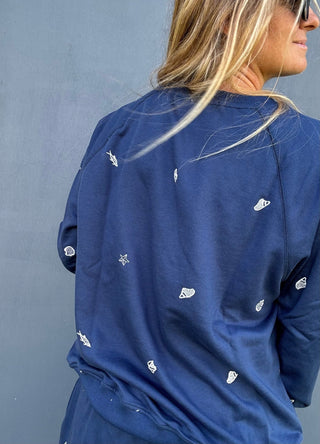 Seaside Stitches Sweatshirt - The Salty BabeSweatshirt