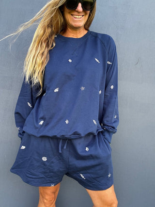 Seaside Stitches Sweatshirt - The Salty BabeSweatshirt