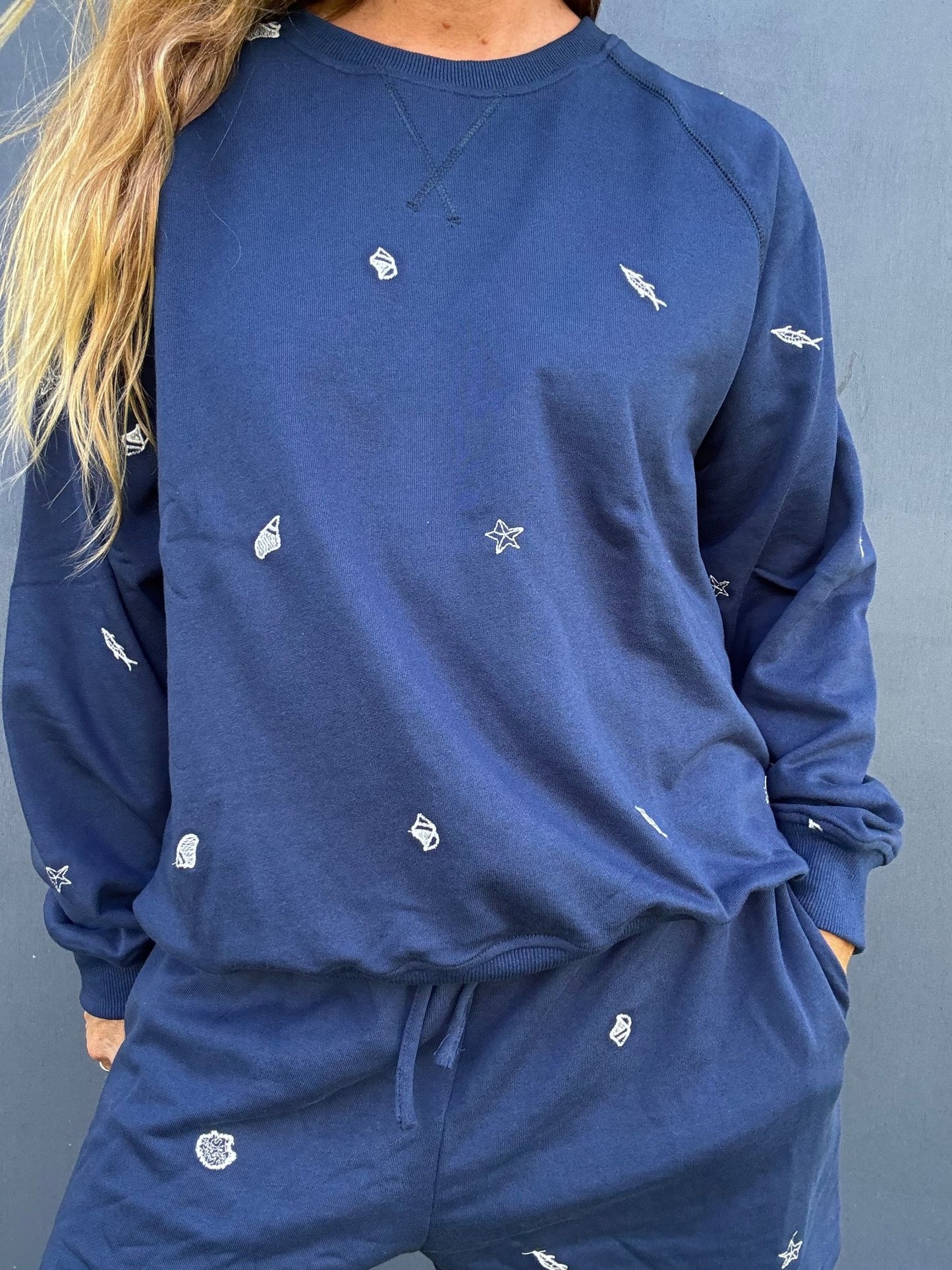 Seaside Stitches Sweatshirt - The Salty BabeSweatshirt