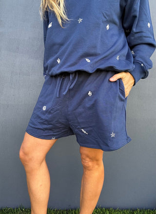 Seaside Stitches Sweatshorts - The Salty BabeShorts