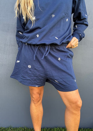 Seaside Stitches Sweatshorts - The Salty BabeShorts