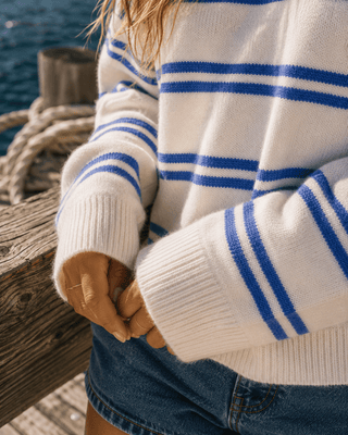 Seaside Stripe Knit Sweater - The Salty BabeSweaters