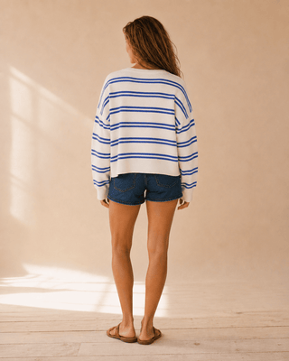 Seaside Stripe Knit Sweater - The Salty BabeSweaters