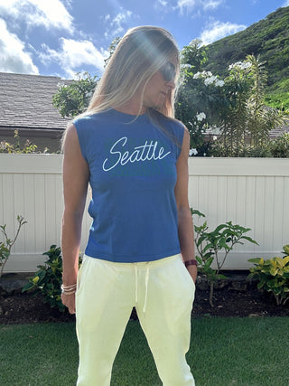 Seattle Timeout tank top - The Salty BabeGraphic Tank Tops