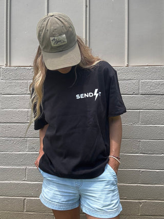 Send It Crewneck Tee - The Salty BabeTee Shirts
