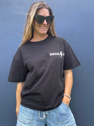 Send It Crewneck Tee - The Salty BabeTee Shirts