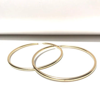 SG 30mm Thin Endless Hoop Earrings - The Salty BabeJewelry