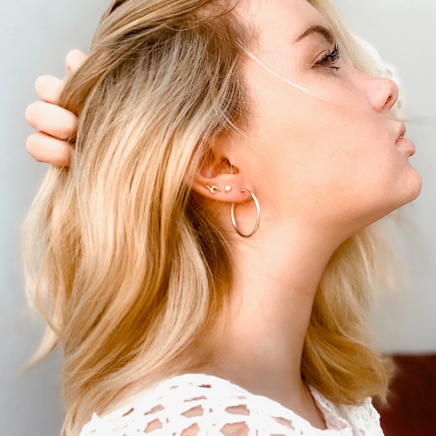 SG 50mm Endless Hoop Earrings - Sterling Silver - The Salty BabeEarrings