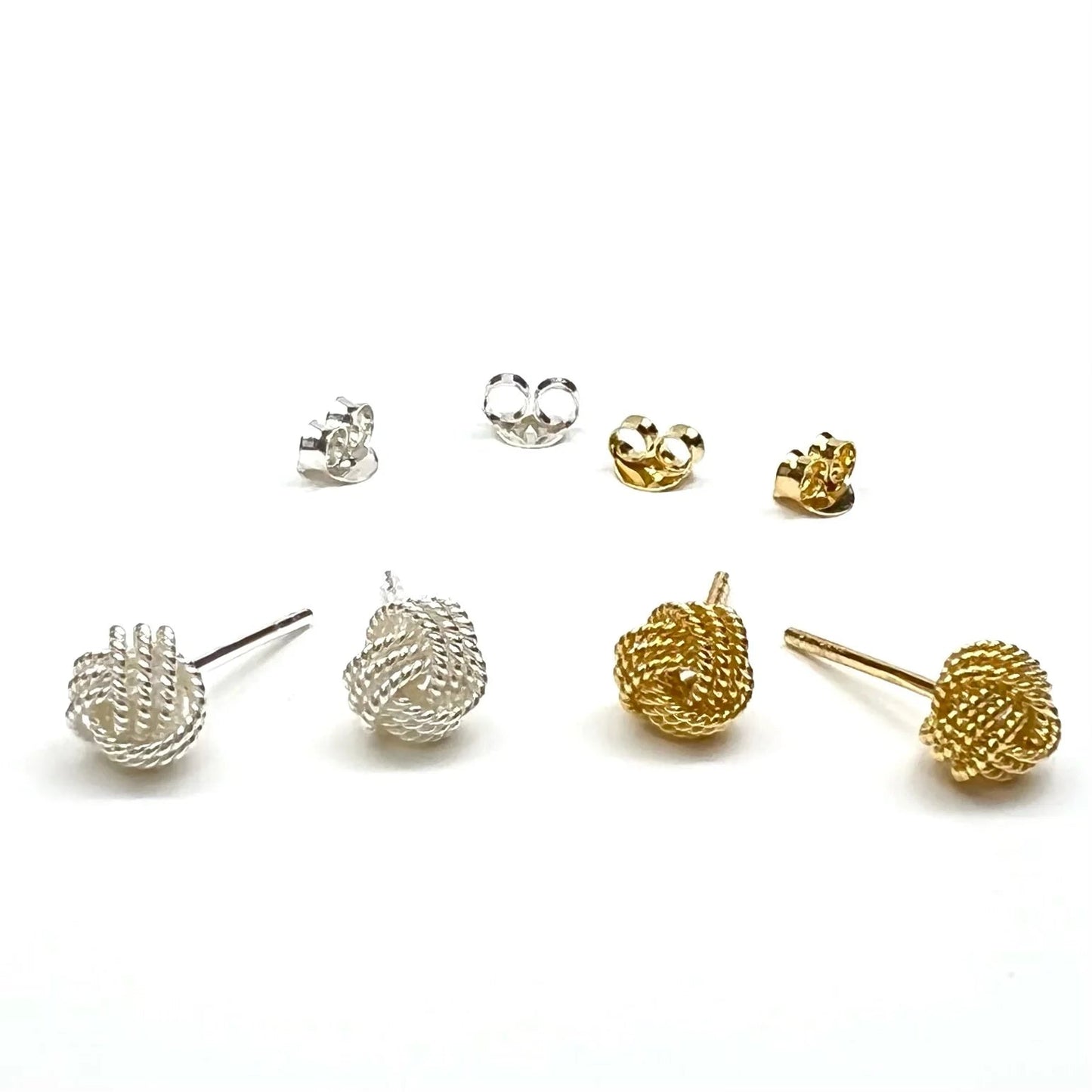 SG Medium Knot Post Studs - The Salty BabeJewelry