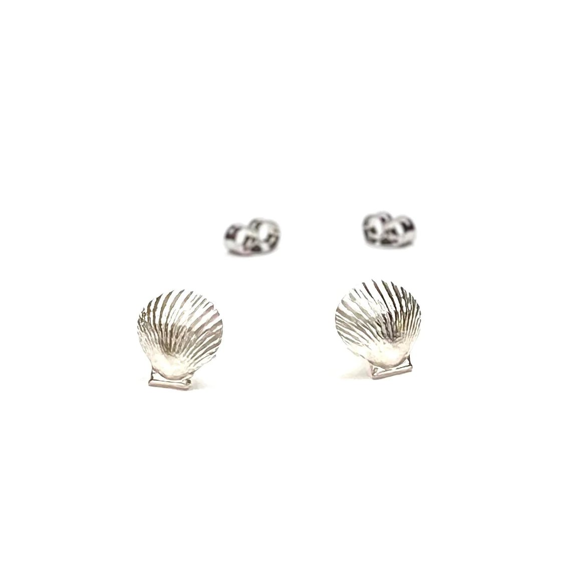 SG Scallop Shell post earring - The Salty BabeJewelry