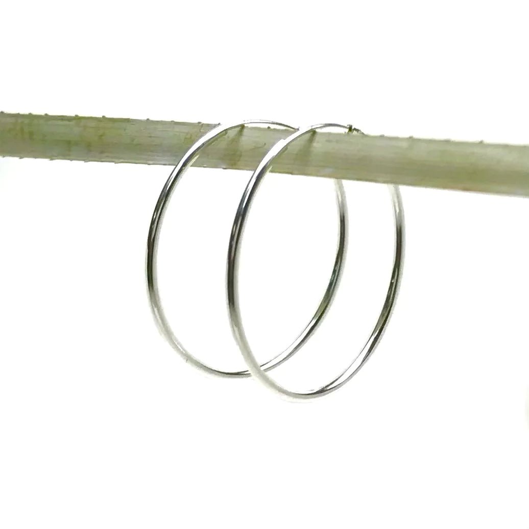 SG Thin Endless Hoops - The Salty BabeJewelry