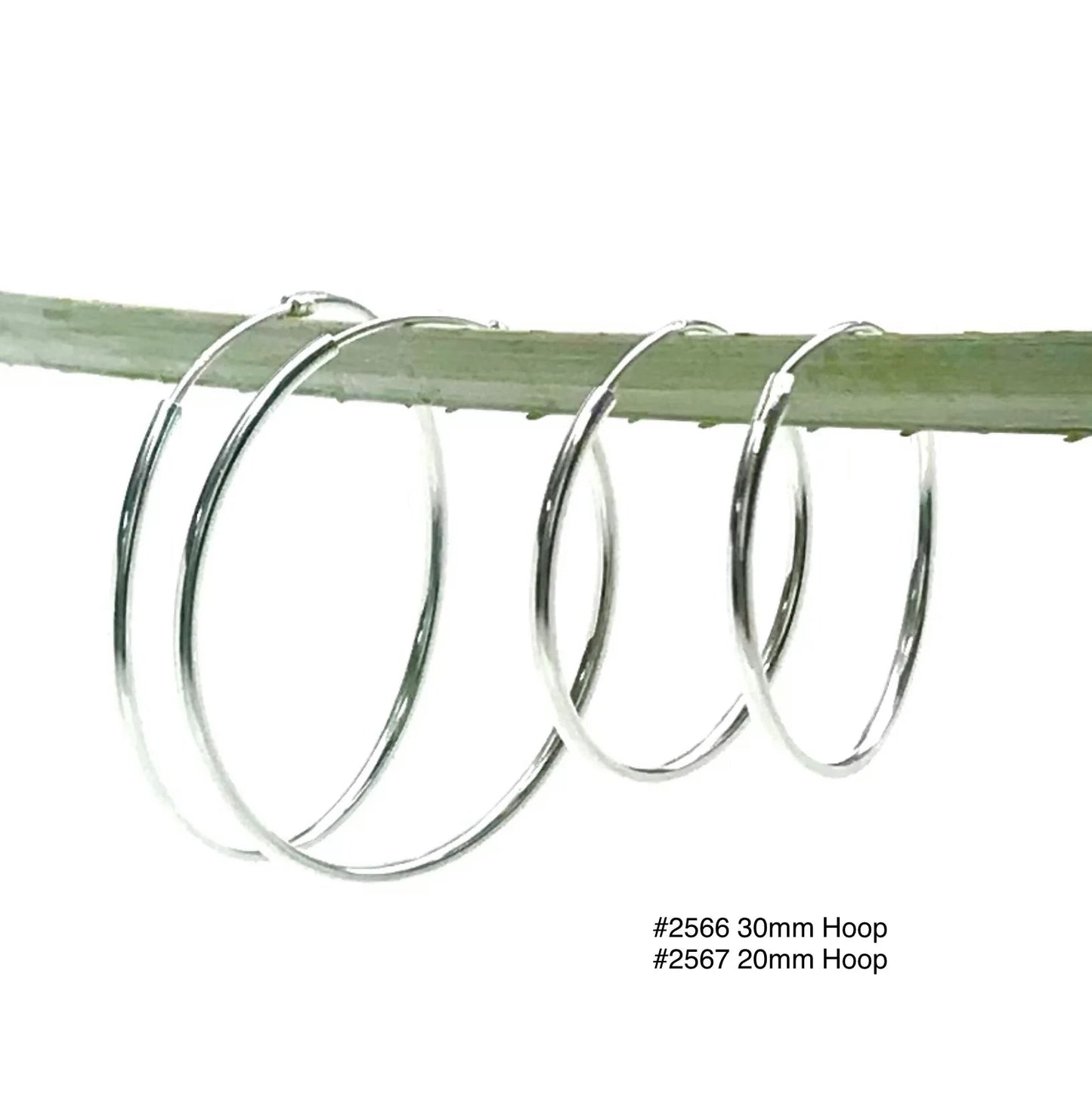 SG Thin Endless Hoops - The Salty BabeJewelry