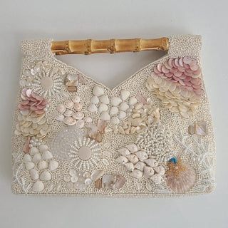 Shell Cove Beaded Handle Bag - The Salty BabeBags