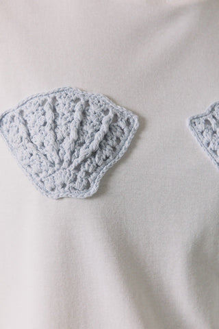 Shell Crochet Tee - The Salty BabeTee Shirts