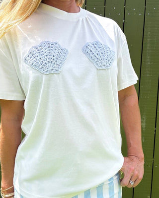 Shell Crochet Tee - The Salty BabeTee Shirts