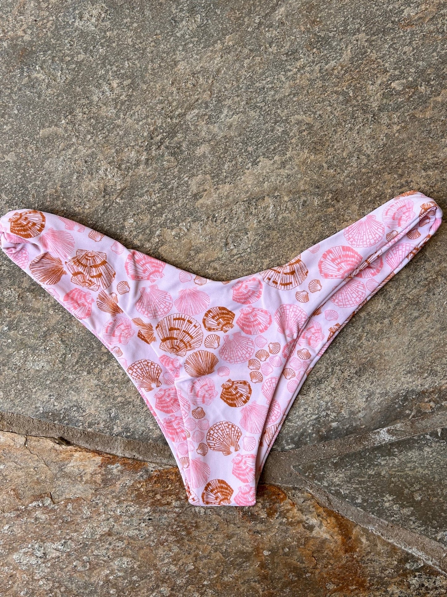 Shell Print Cheeky V bikini bottom - The Salty BabeSwim Bottoms