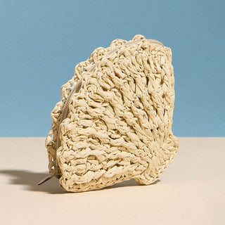 Shell Raffia Pouch Bag - The Salty BabePouch