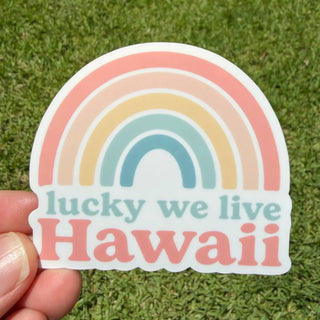 Shelloha Treasures Shelloha Stickers in Lucky We Live Hawaii | The Salty Babe