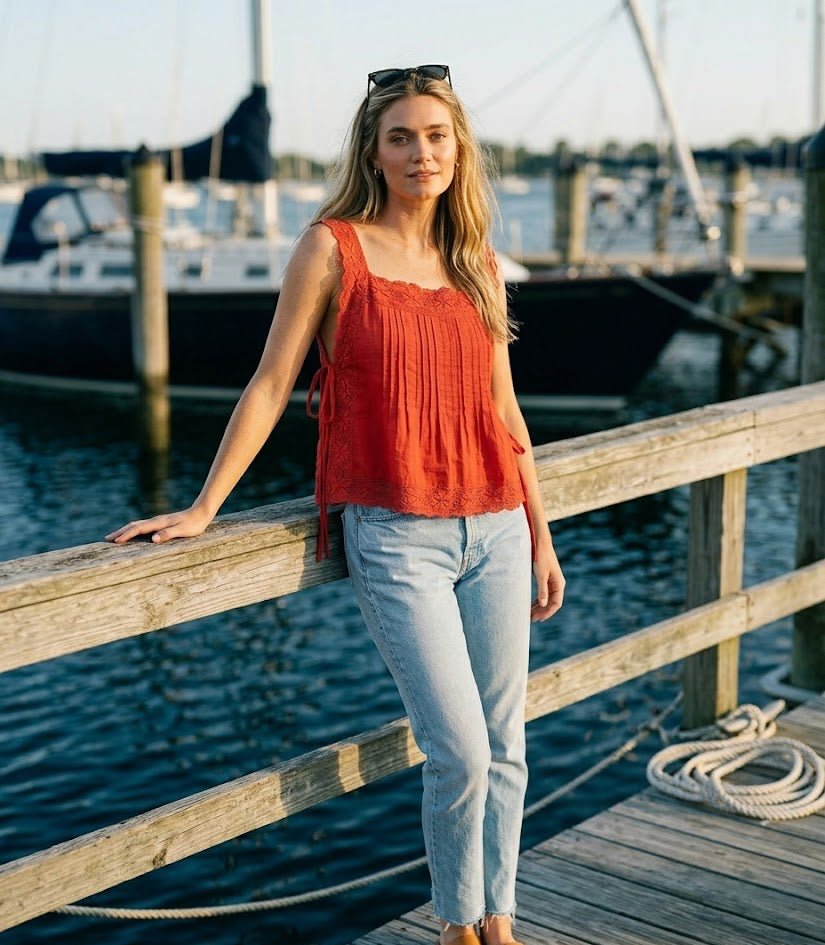 Shore Lace Top - The Salty BabeTop