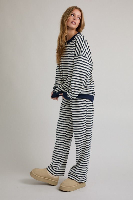 Shoreline Stripes Sweatpants - The Salty BabeSweatpants