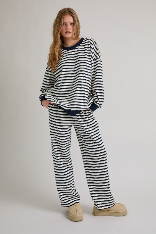 Shoreline Stripes Sweatpants - The Salty BabeSweatpants