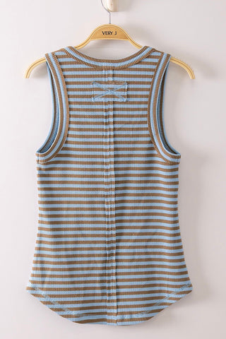 Sky Stripe Tank - The Salty BabeTank Tops