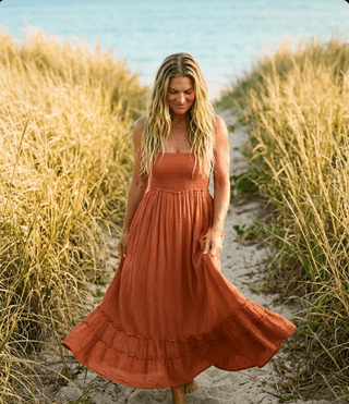 Smocked & Sassy Maxi Dress - The Salty BabeDresses