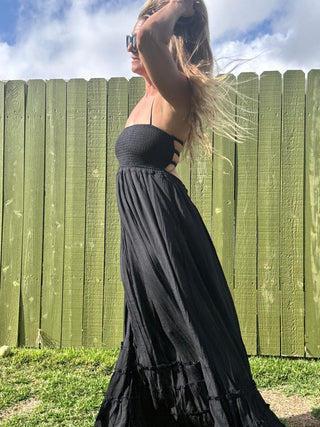 Smocked & Sassy Maxi Dress - The Salty BabeDresses