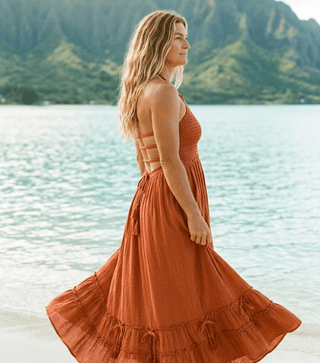 Smocked & Sassy Maxi Dress - The Salty BabeDresses