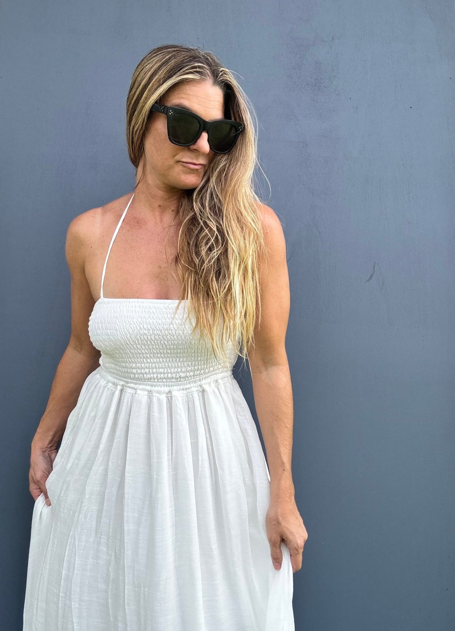 Smocked & Sassy Maxi Dress - The Salty BabeDresses