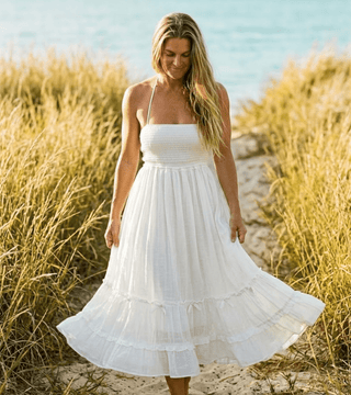 Smocked & Sassy Maxi Dress - The Salty BabeDresses