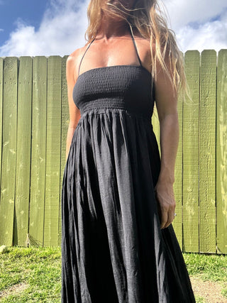 Smocked & Sassy Maxi Dress - The Salty BabeDresses