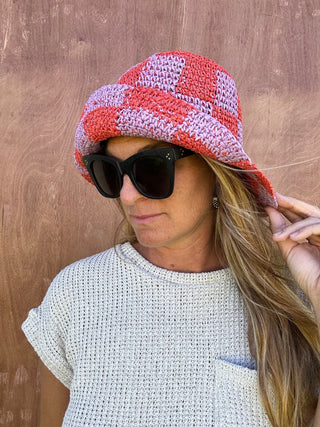 Soleil Checkered Bucket Hat - The Salty BabeHats