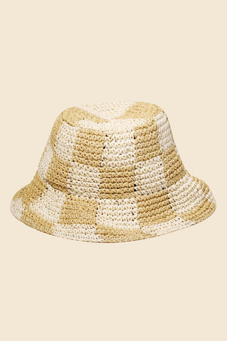 Soleil Checkered Bucket Hat - The Salty BabeHats
