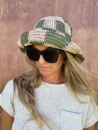 Soleil Checkered Bucket Hat - The Salty BabeHats