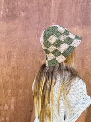 Soleil Checkered Bucket Hat - The Salty BabeHats