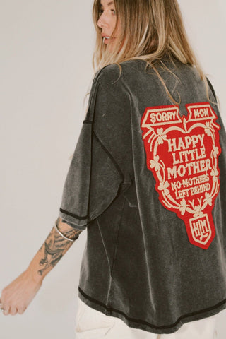 Sorry Mom Tee - Black - The Salty BabeGraphic Tee Shirts