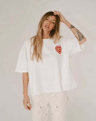 Sorry Mom Tee - White - The Salty BabeTee Shirts