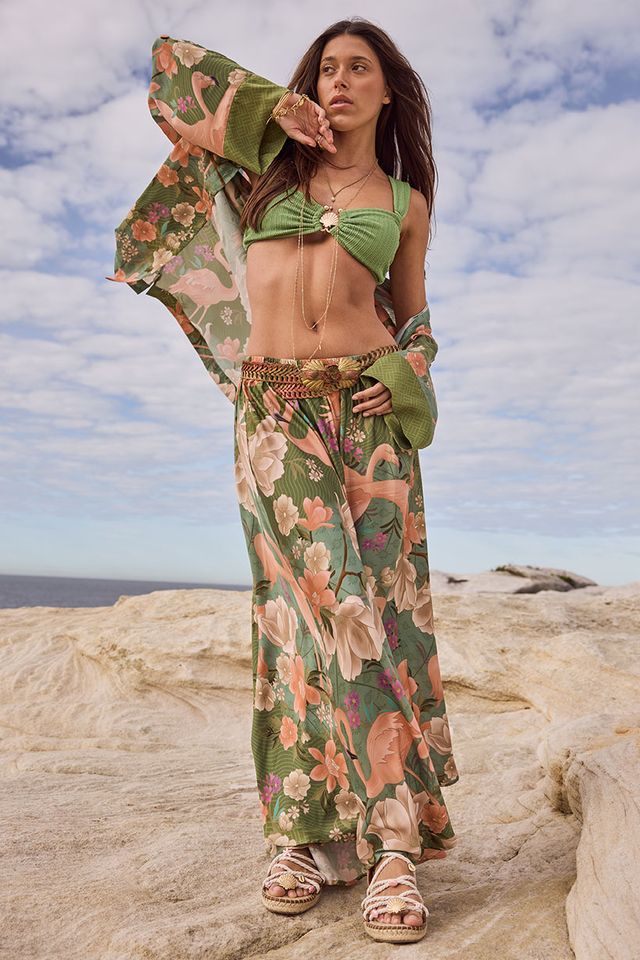 SPELL Floridian Maxi Skirt - Sage - The Salty BabeDresses